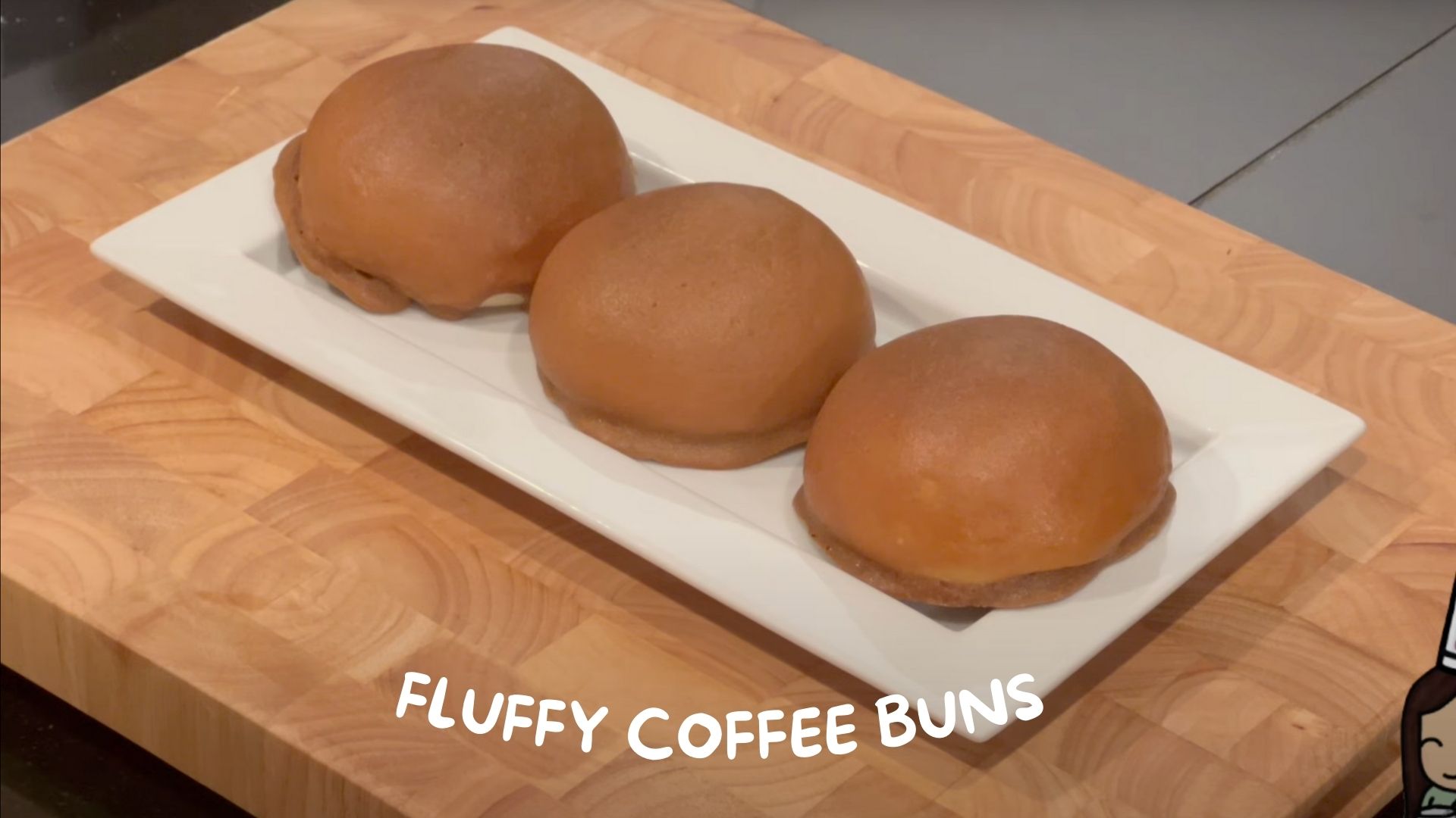 Fluffy Coffee Buns Recipe